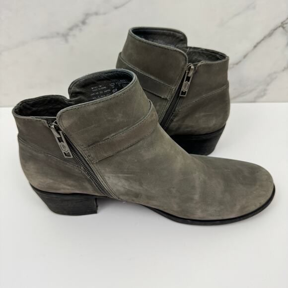 UGG Women Bellamy Ankle Boots Size 9.5 Style 1016940 Leather Sheepskin Gray - Picture 5 of 11